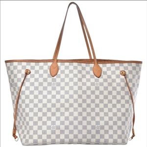 Authentic Louis Vuitton Neverfull GM-Azul Damier